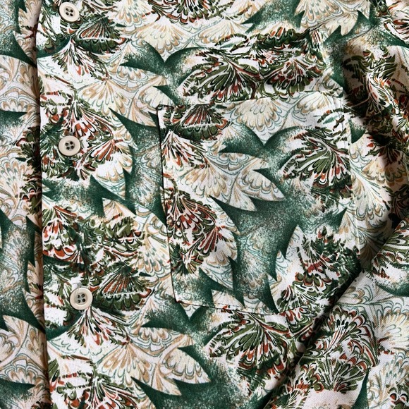 Vintage 1970s J.C.Penney Patterned Button Up - Picture 3 of 7